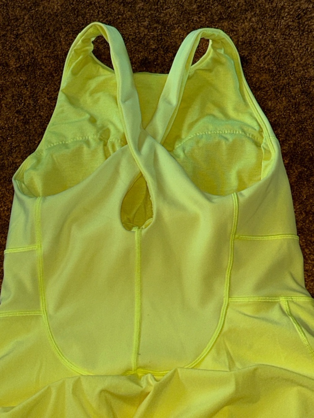 lululemon athletica Neon Yellow Athletic Dress - Picture 9 of 9